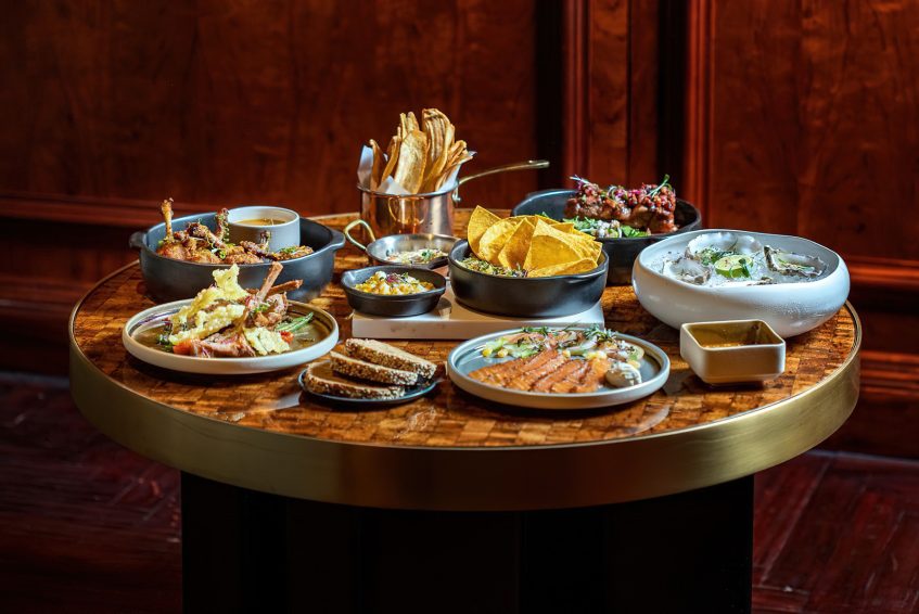 Sharq Village & Spa, A Ritz-Carlton Hotel - Doha, Qatar - El Cedro Tasting Room Gourmet Food
