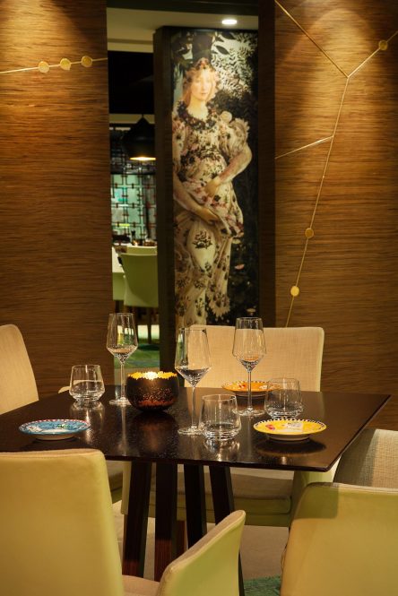 The Ritz-Carlton, Bahrain Resort Hotel - Manama, Bahrain - Primavera Restaurant Osteria Contemporanea Table Setting