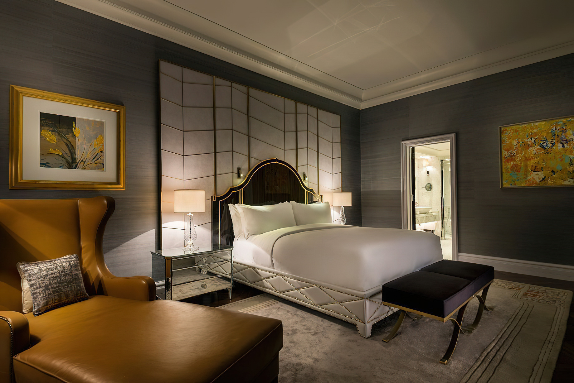 The Ritz-Carlton, Doha Hotel – Doha, Qatar – Amiri Suite Bedroom