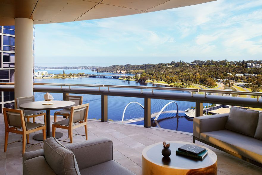 The Ritz-Carlton, Perth Hotel - Perth, Australia - The Ritz-Carlton Suite Balcony