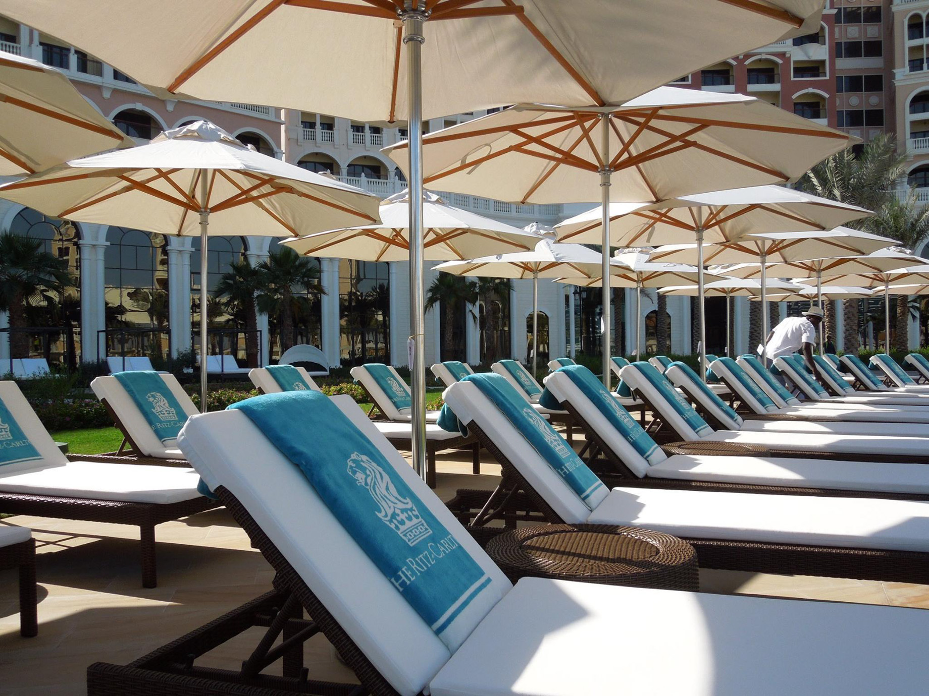 The Ritz-Carlton Abu Dhabi, Grand Canal Hotel - Abu Dhabi, UAE - Pool Deck Chairs