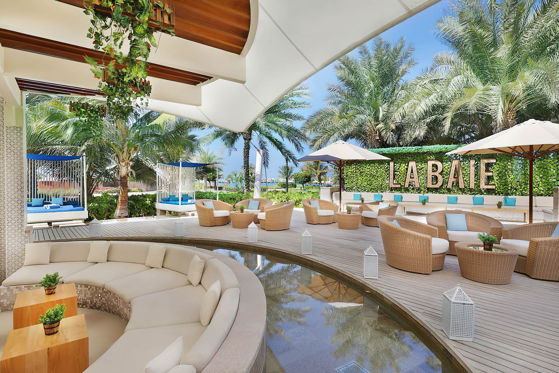 The Ritz-Carlton, Dubai Hotel – JBR Beach, Dubai, UAE – La Baie Poolside Cocktail Bar Lounge Terrace