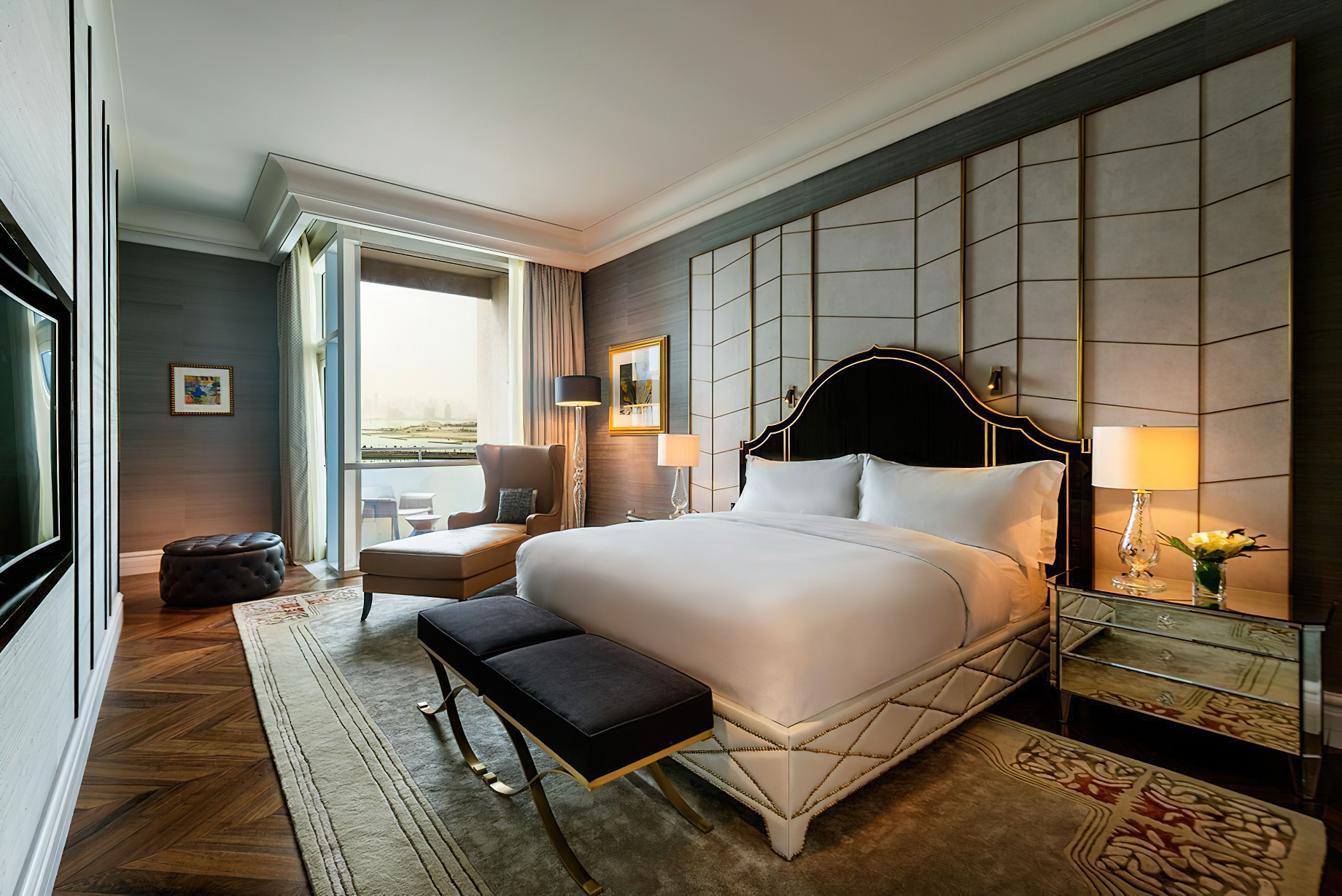 The Ritz-Carlton, Doha Hotel – Doha, Qatar – Amiri Suite Master Bedroom