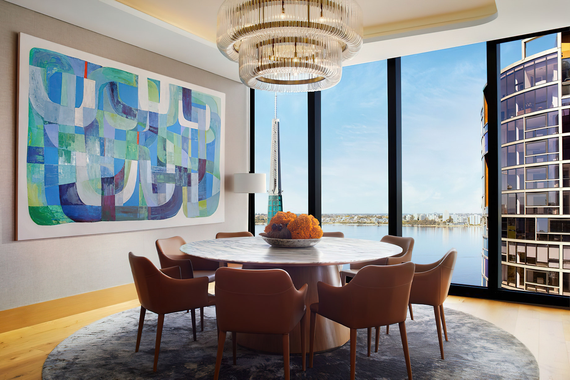 The Ritz-Carlton, Perth Hotel – Perth, Australia – The Ritz-Carlton Suite Dining Table