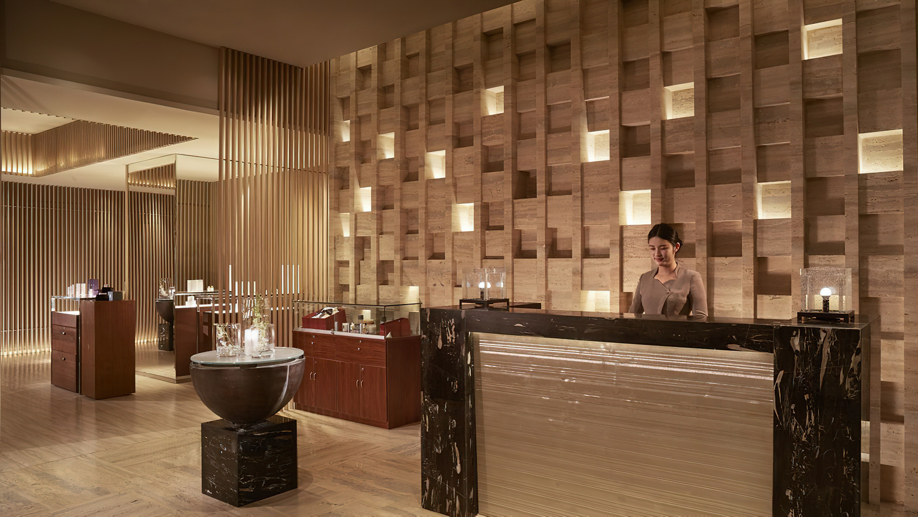 The Ritz-Carlton, Tianjin Hotel – Tianjin, China – Spa Reception