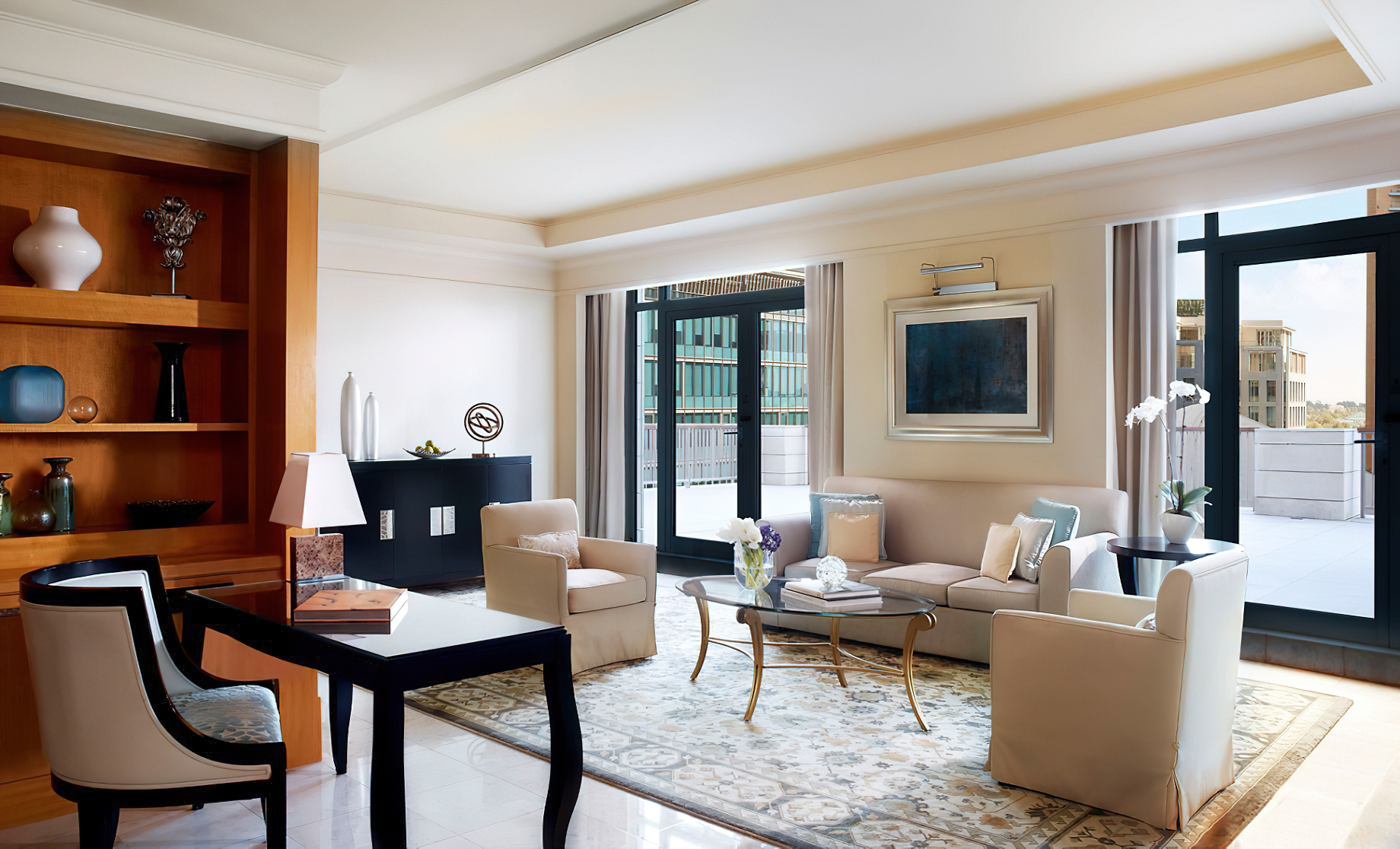 The Ritz-Carlton, Dubai International Financial Centre Hotel – UAE – Ambassador Suite Living Area