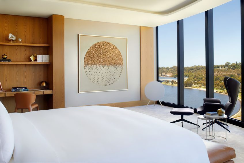 The Ritz-Carlton, Perth Hotel - Perth, Australia - The Ritz-Carlton Suite Bedroom View