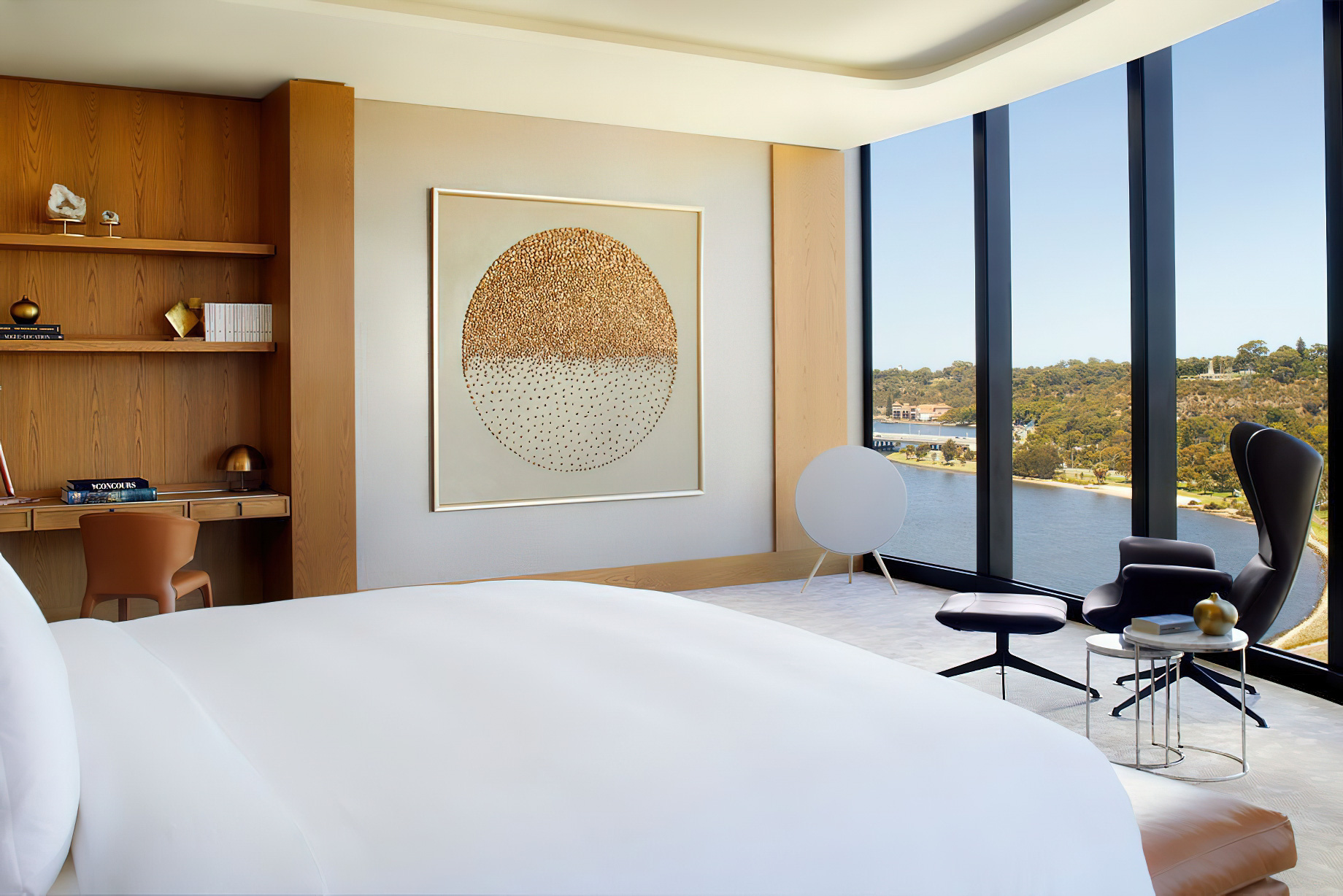 The Ritz-Carlton, Perth Hotel – Perth, Australia – The Ritz-Carlton Suite Bedroom View