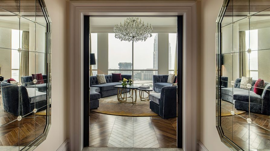The Ritz-Carlton, Doha Hotel - Doha, Qatar - Amiri Suite Living Room View
