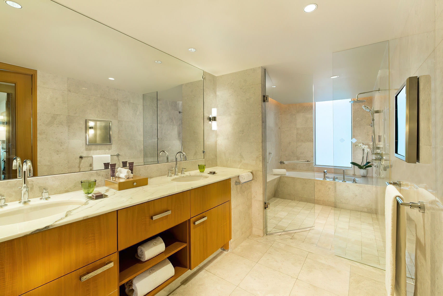The Ritz-Carlton, Dubai International Financial Centre Hotel – UAE – Ambassador Suite Bathroom