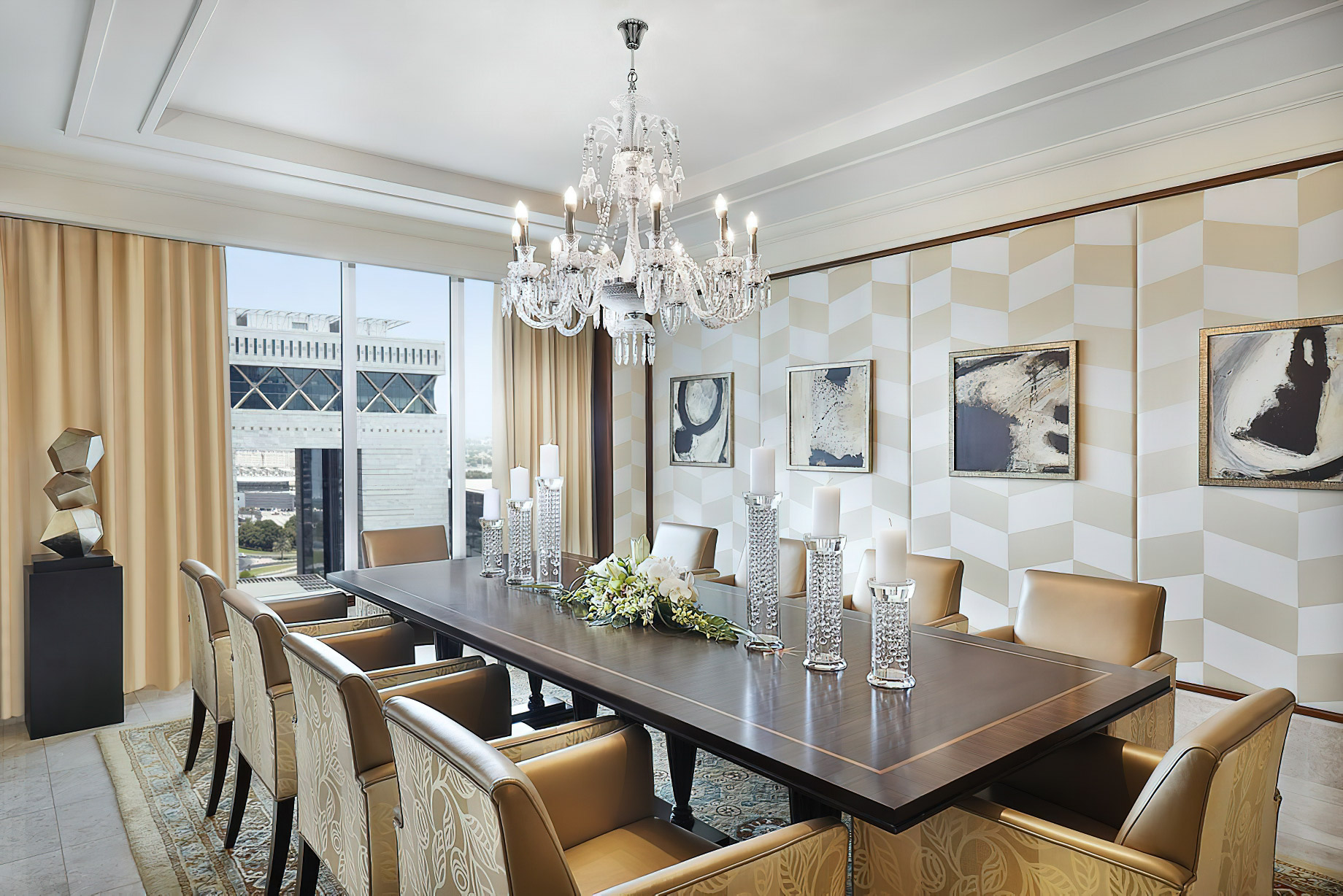 The Ritz-Carlton, Dubai International Financial Centre Hotel – UAE – Royal Suite Dining Room_