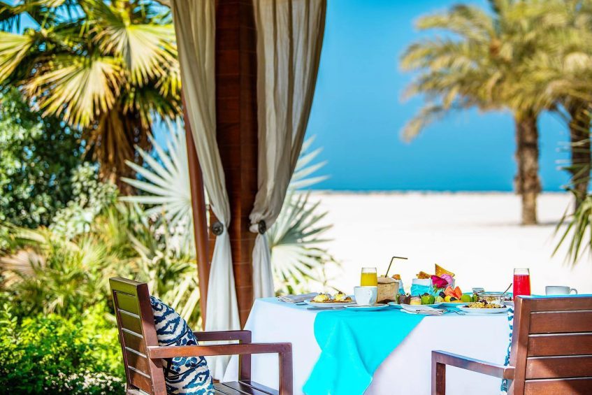 The Ritz-Carlton Ras Al Khaimah, Al Hamra Beach Hotel - UAE - Private Cabana Dining