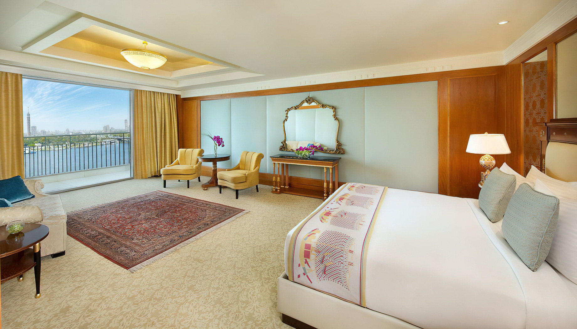 The Nile Ritz-Carlton, Cairo Hotel – Cairo, Egypt – Royal Suite Bedroom
