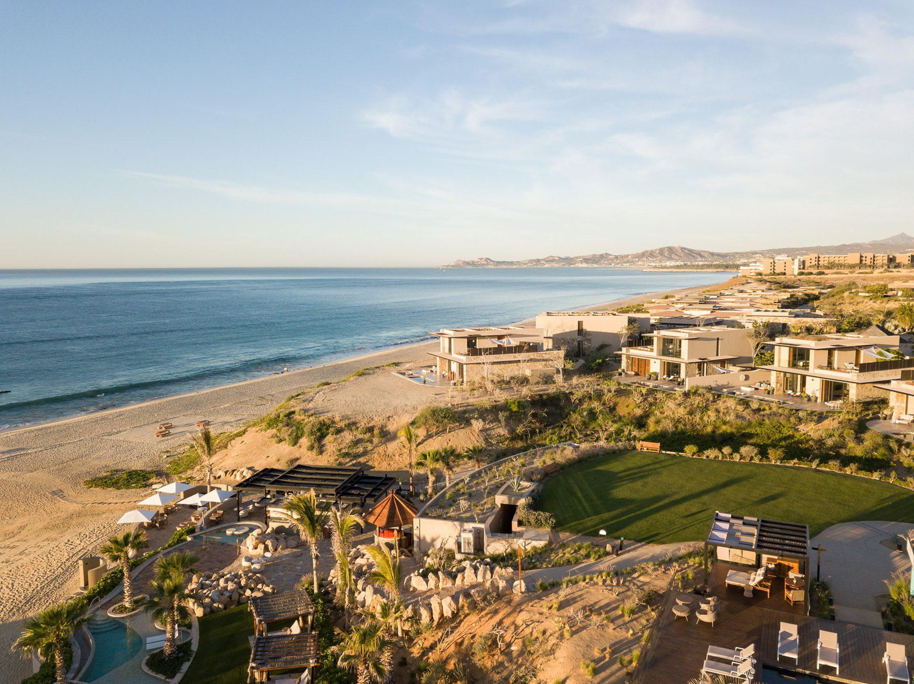 The Ritz-Carlton, Zadun Reserve Resort – Los Cabos, Mexico – Equis Beachfront Lounge Aerial View