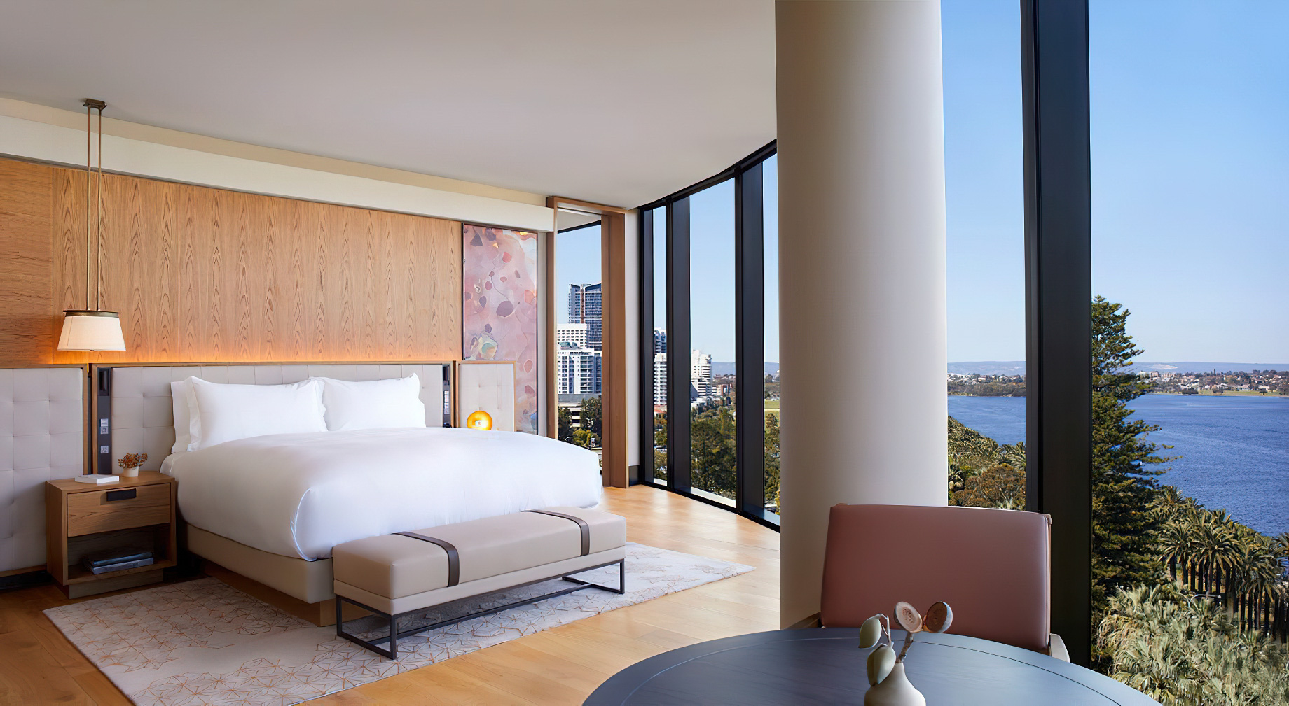 The Ritz-Carlton, Perth Hotel – Perth, Australia – Studio Swan River King Room Interior