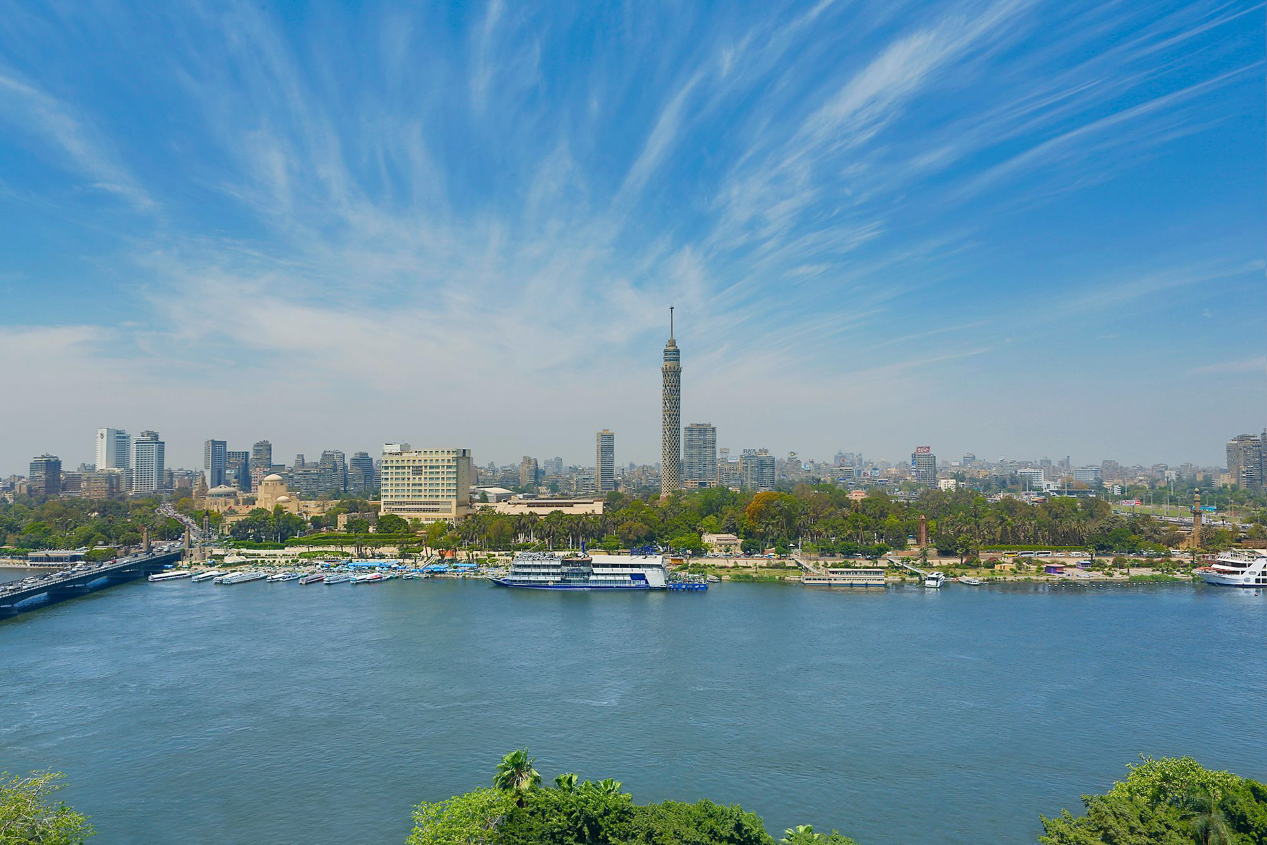 The Nile Ritz-Carlton, Cairo Hotel – Cairo, Egypt – Nile River View