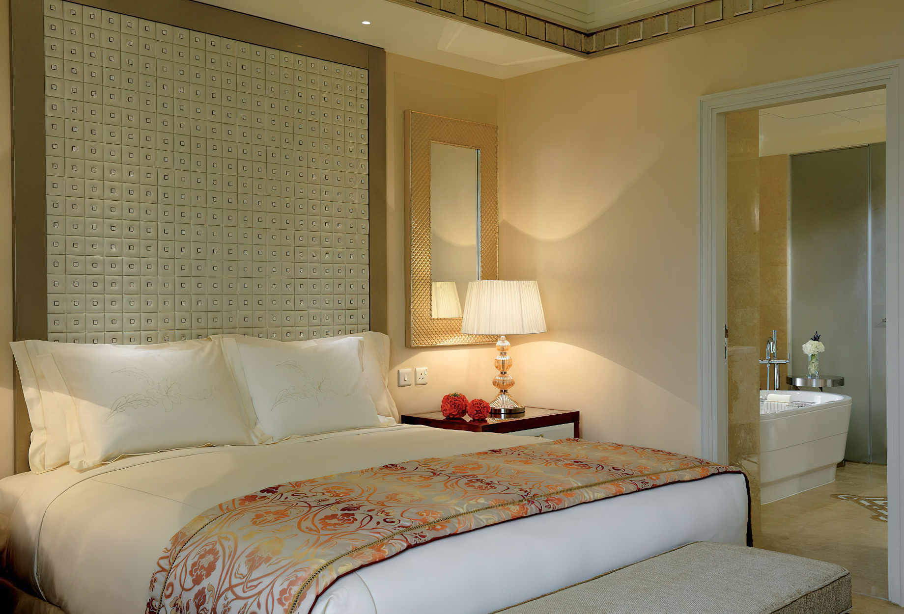 The Ritz-Carlton Abu Dhabi, Grand Canal Hotel – Abu Dhabi, UAE – Garden Suite Bedroom