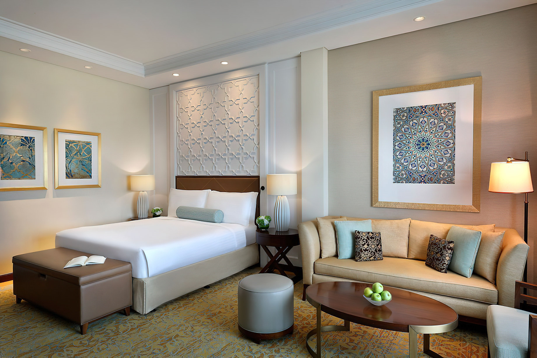 The Ritz-Carlton, Dubai Hotel – JBR Beach, Dubai, UAE – Club Garden View Room Living Area