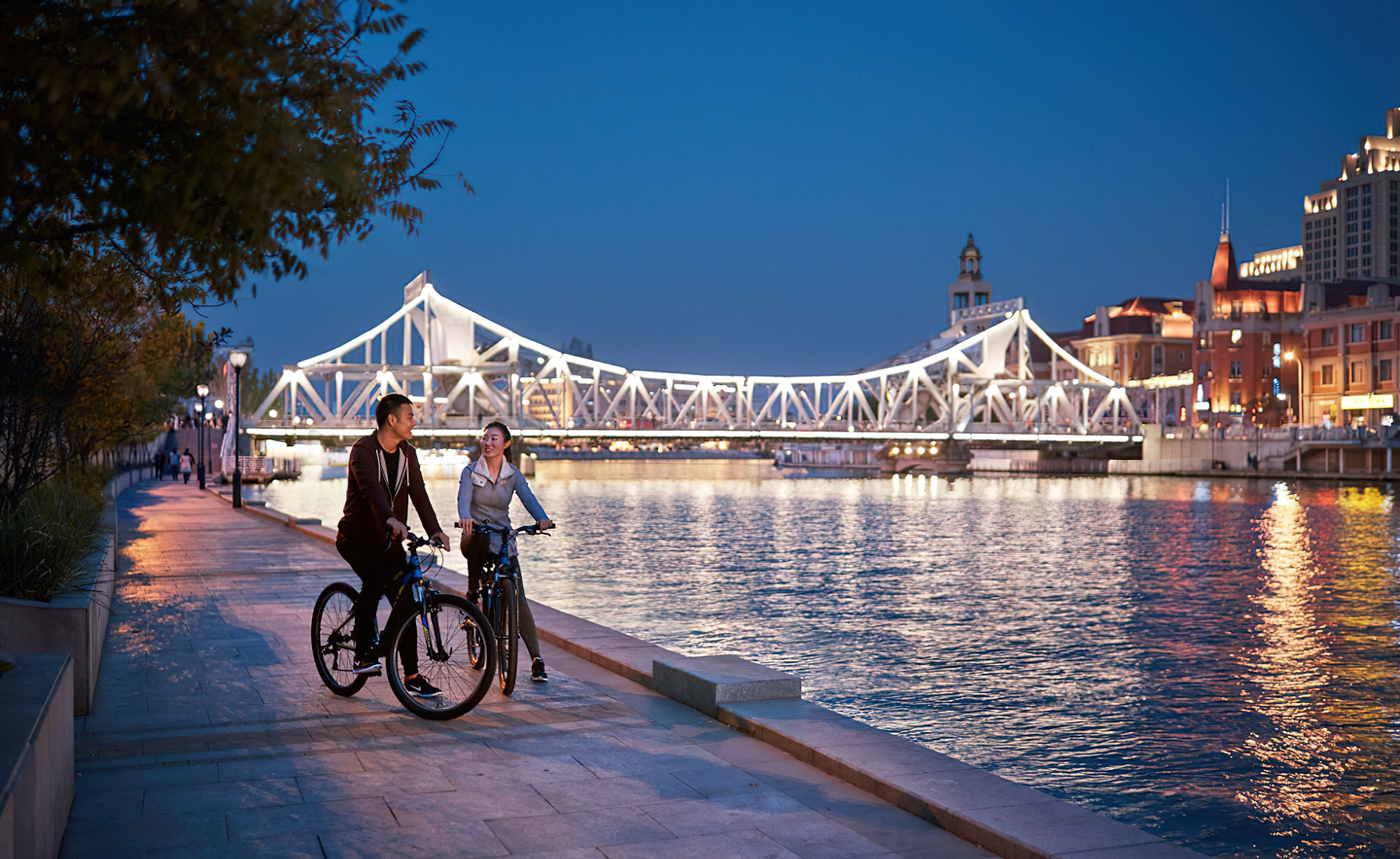 The Ritz-Carlton, Tianjin Hotel - Tianjin, China - Riverside Biking