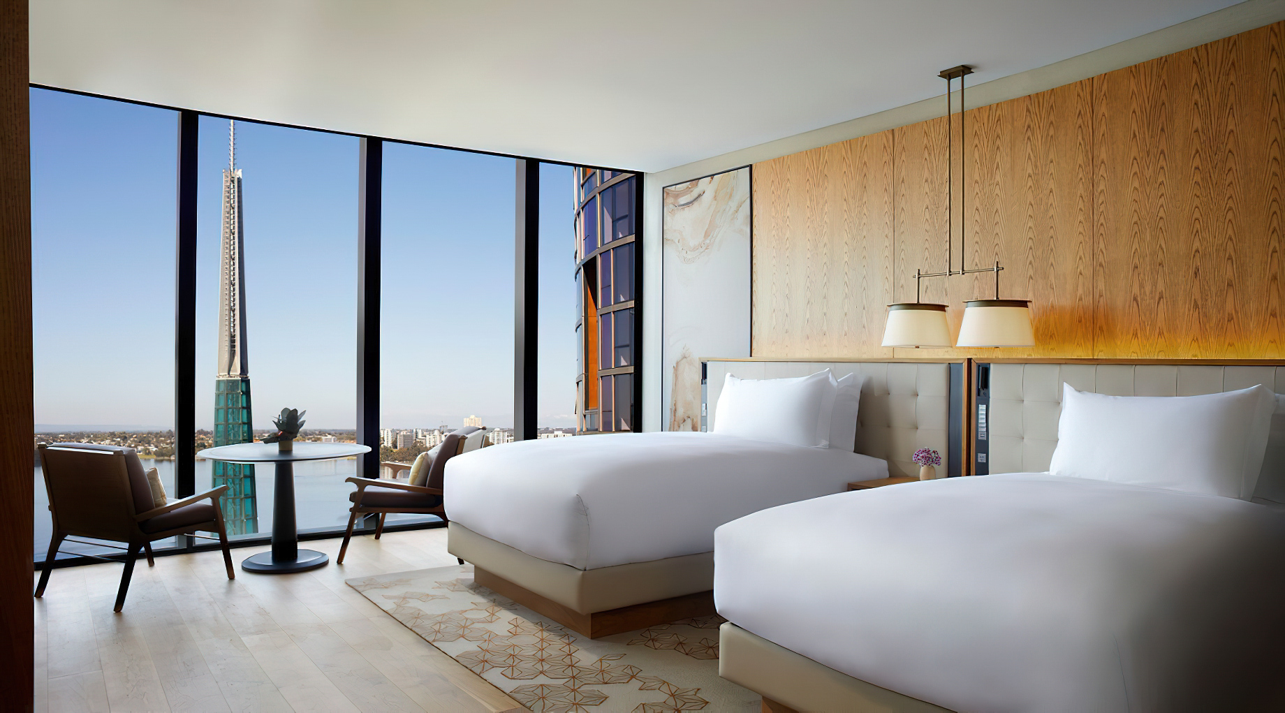 The Ritz-Carlton, Perth Hotel – Perth, Australia – Premium Twin Room Interior