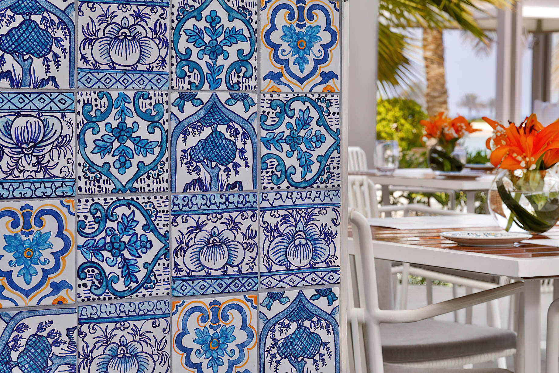 The Ritz-Carlton, Bahrain Resort Hotel - Manama, Bahrain - La Plage Outdoor Restaurant Decor