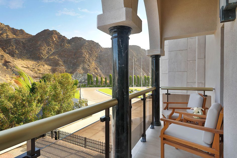 Al Bustan Palace, A Ritz-Carlton Hotel - Muscat, Oman - Executive Suite Mountan View Suite Balcony