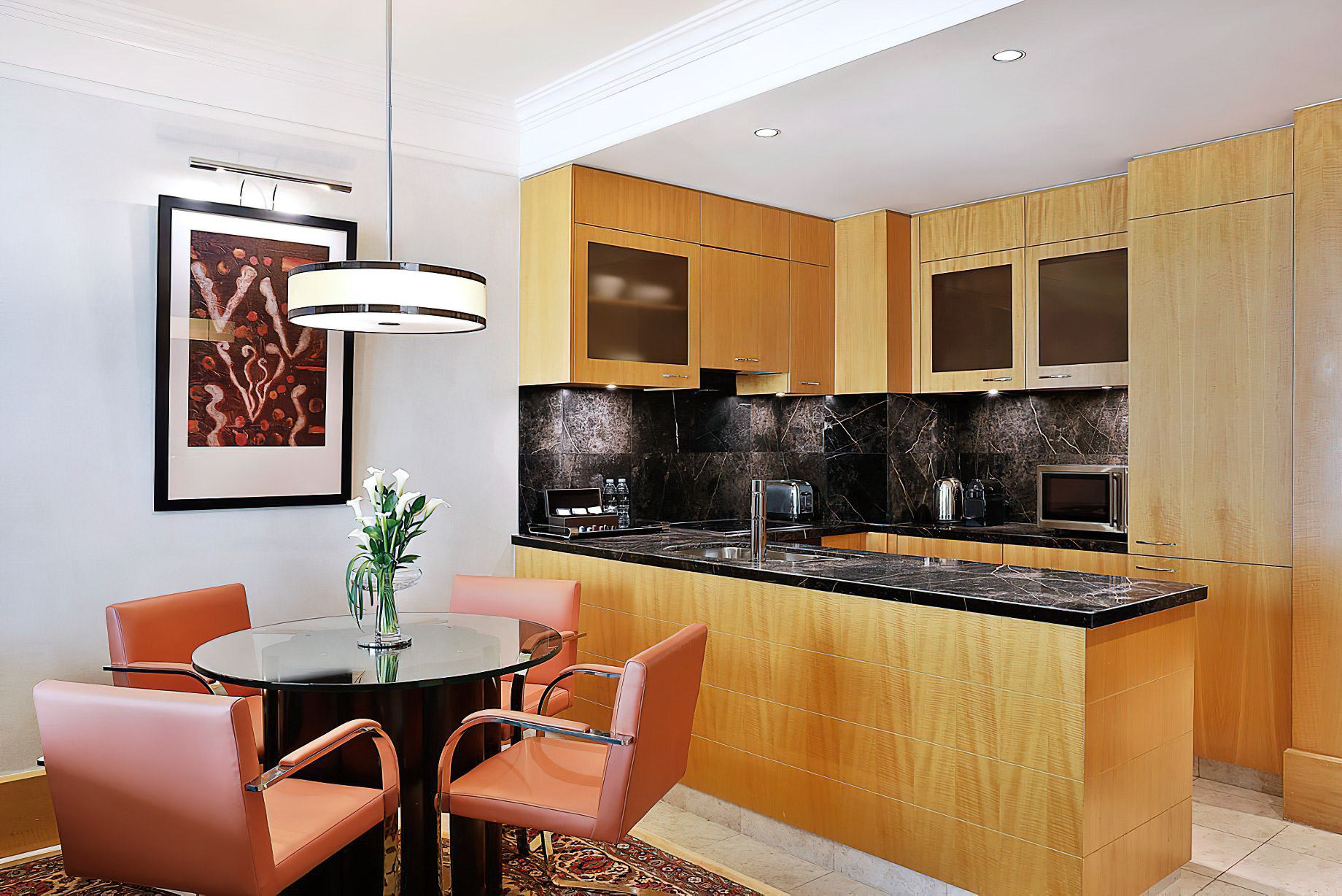 The Ritz-Carlton, Dubai International Financial Centre Hotel - UAE - One Bedroom Apartment Kitchen