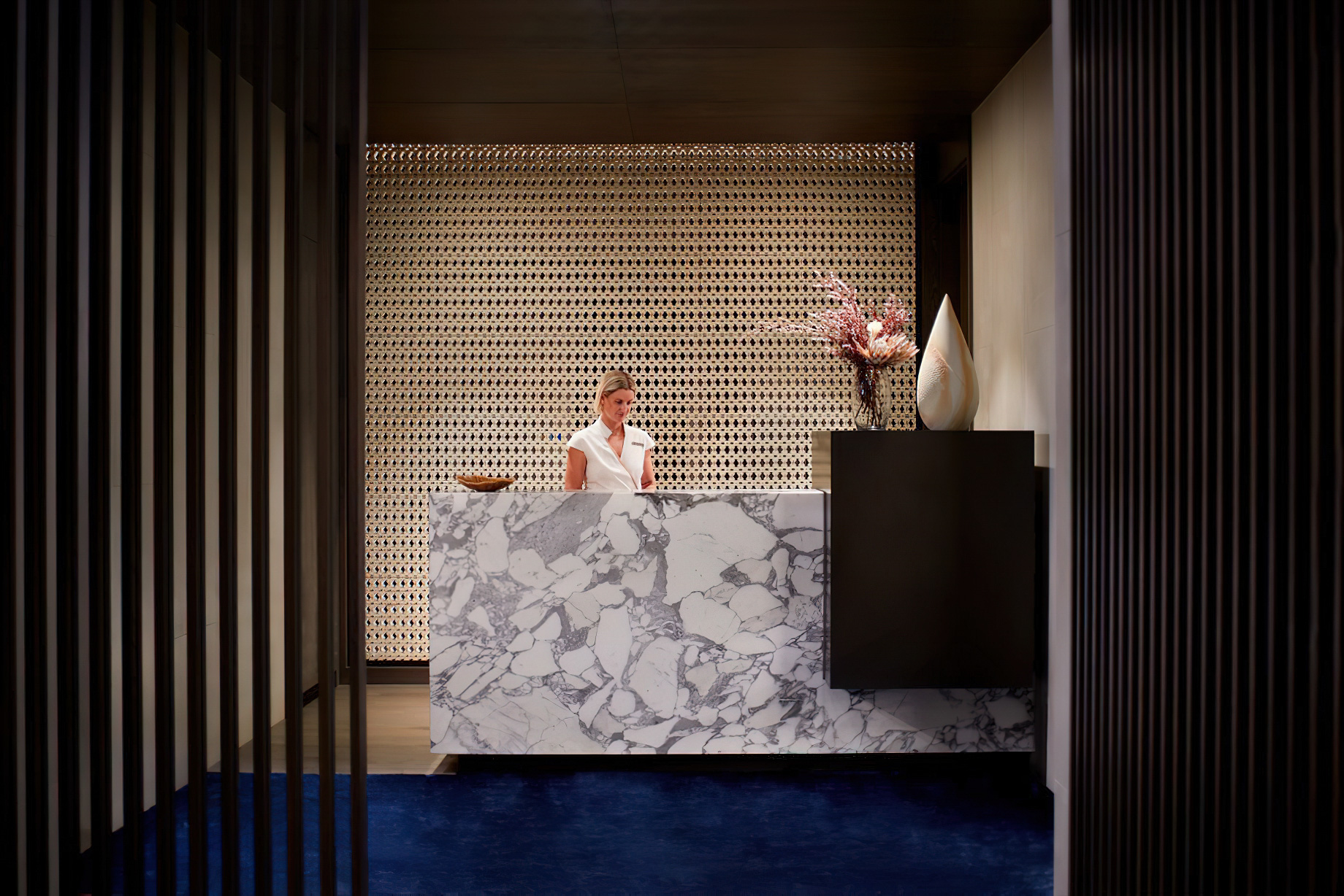 The Ritz-Carlton, Perth Hotel - Perth, Australia - Spa Reception