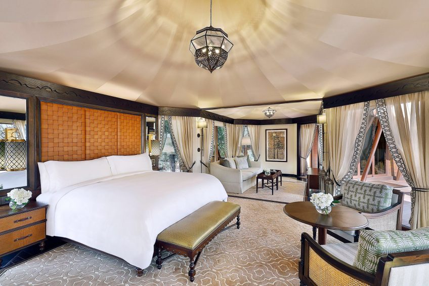 The Ritz-Carlton Ras Al Khaimah, Al Wadi Desert Resort - UAE - Al Khaimah Tented Pool Villa Bed