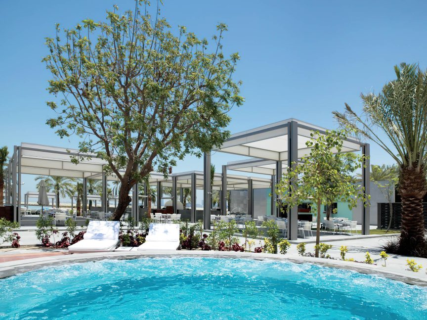 The Ritz-Carlton, Bahrain Resort Hotel - Manama, Bahrain - La Plage Outdoor Restaurant Poolside