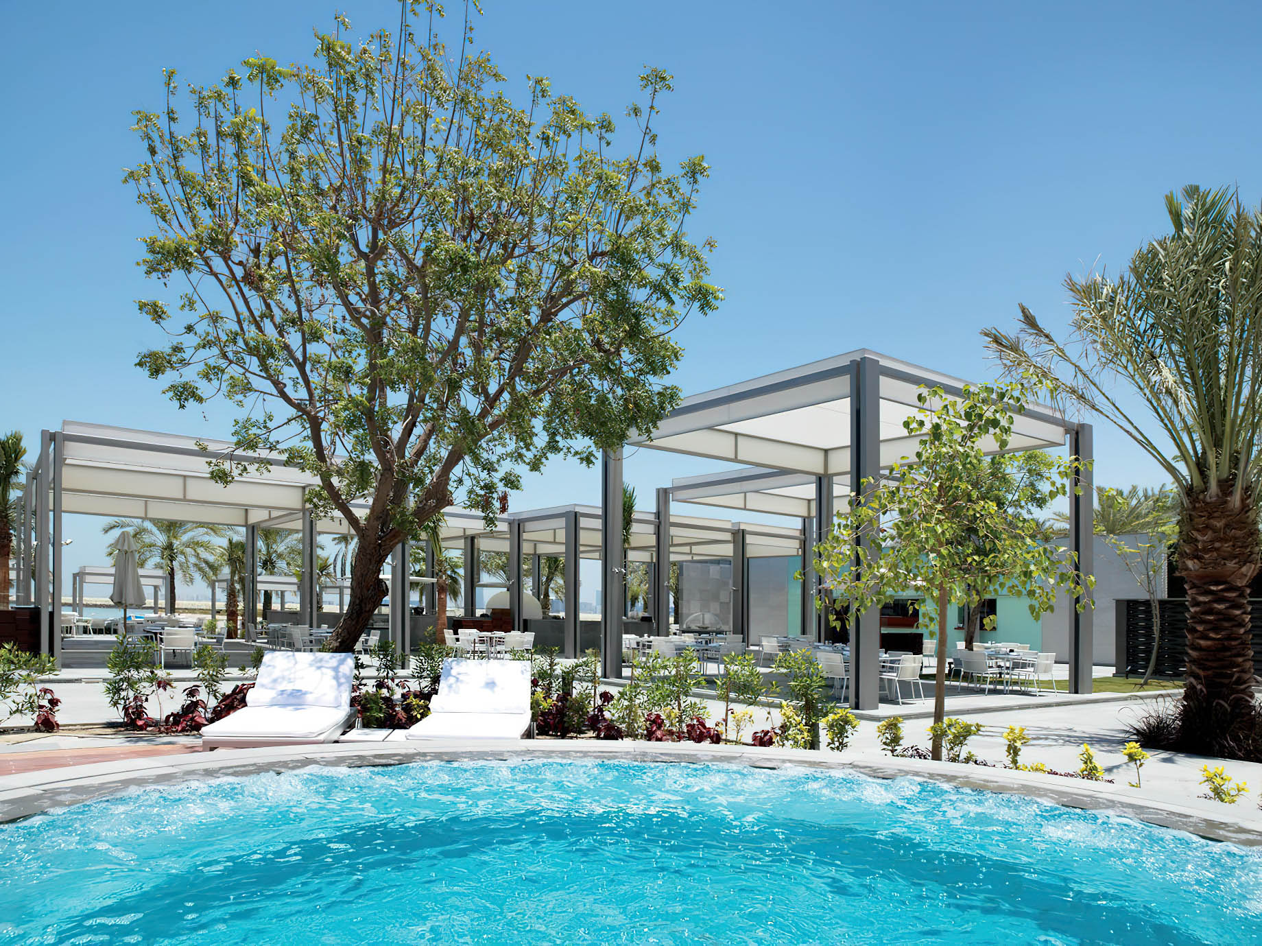 The Ritz-Carlton, Bahrain Resort Hotel – Manama, Bahrain – La Plage Outdoor Restaurant Poolside