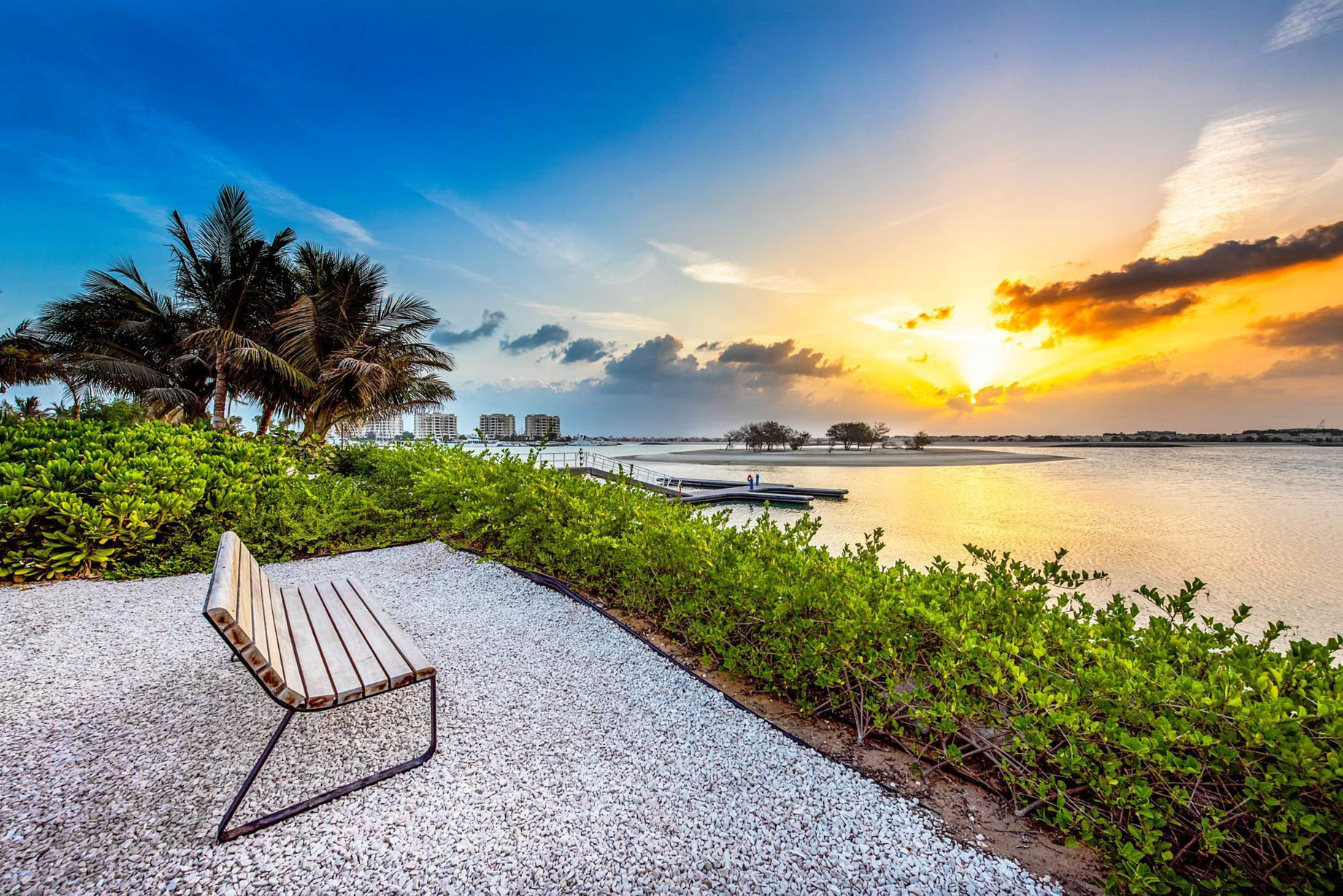 The Ritz-Carlton Ras Al Khaimah, Al Hamra Beach Hotel - UAE - Sunset
