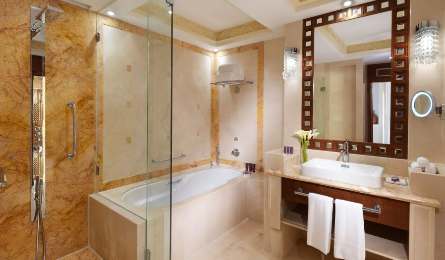 Al Bustan Palace, A Ritz-Carlton Hotel - Muscat, Oman - Executive Suite Sea View Suite Bathroom