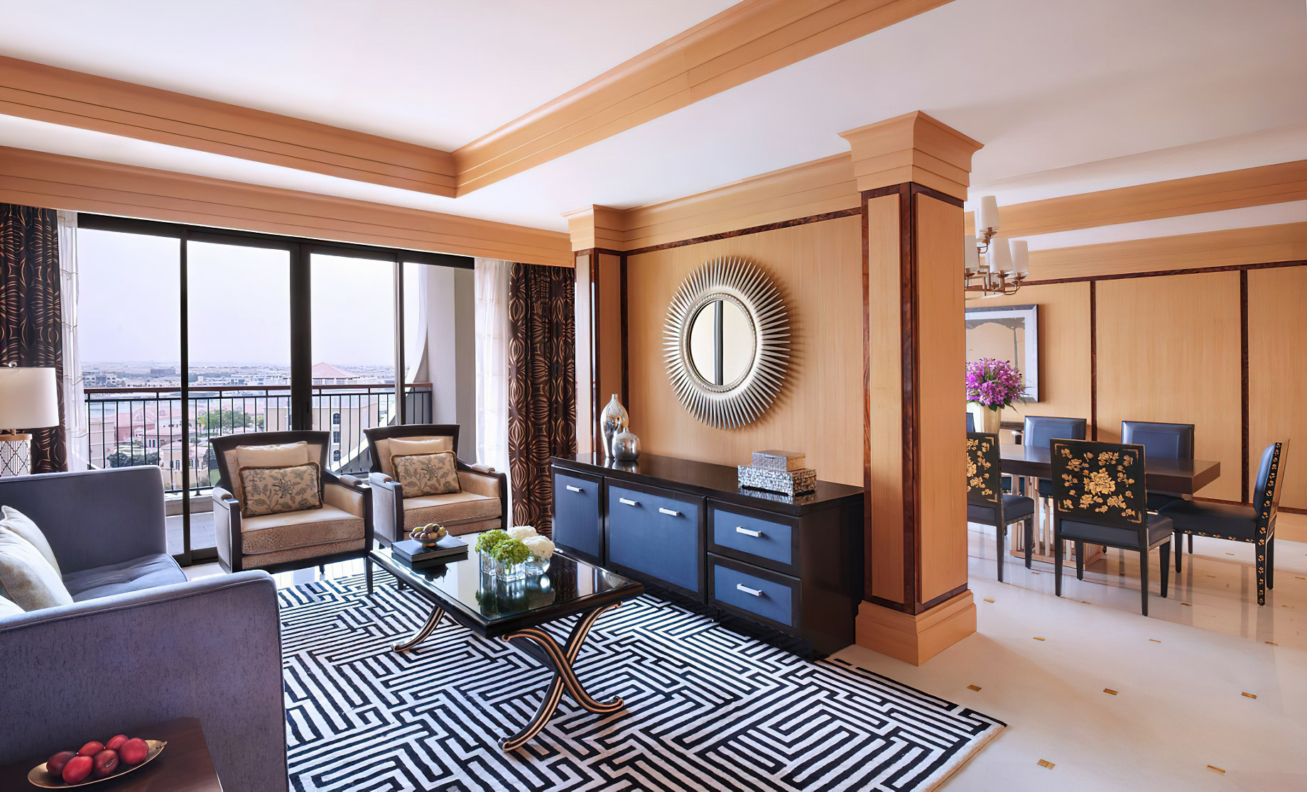 The Ritz-Carlton Abu Dhabi, Grand Canal Hotel – Abu Dhabi, UAE – Ritz-Carlton Suite Living Room