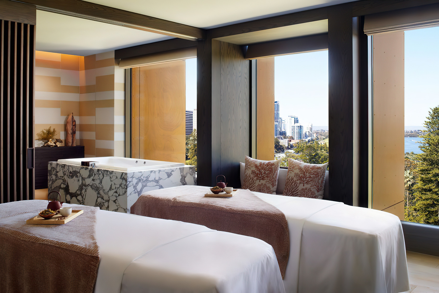 The Ritz-Carlton, Perth Hotel - Perth, Australia - Spa Treatment Tables
