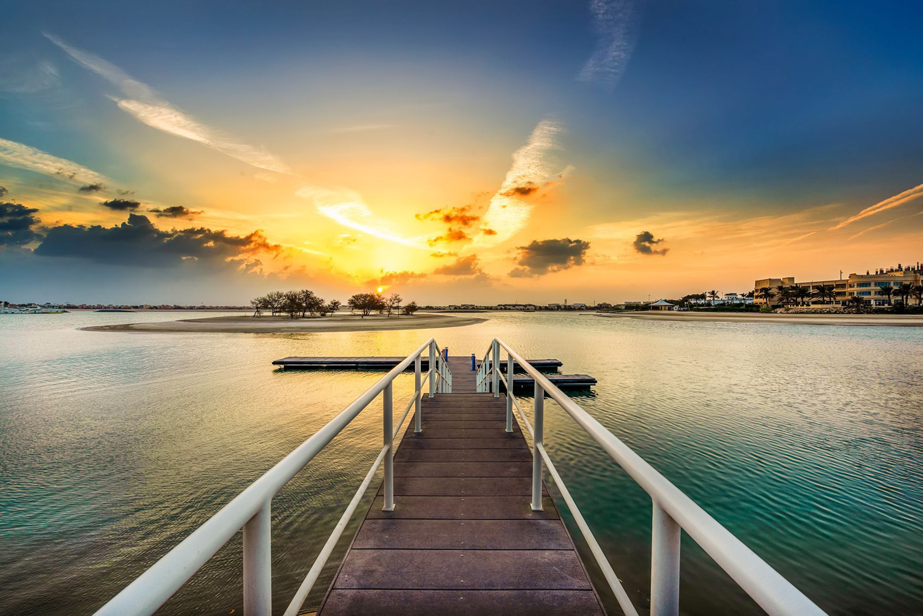 The Ritz-Carlton Ras Al Khaimah, Al Hamra Beach Hotel - UAE - Sunset