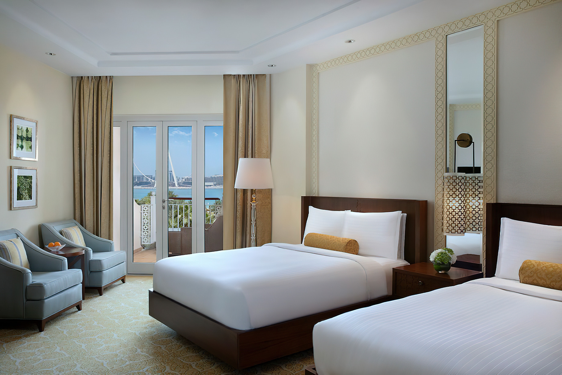 The Ritz-Carlton, Dubai Hotel - JBR Beach, Dubai, UAE - Club Ocean View Twin Room
