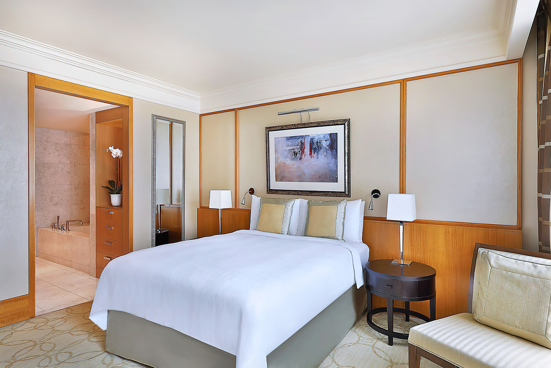 The Ritz-Carlton, Dubai International Financial Centre Hotel – UAE – Two Bedroom Apartment Bed
