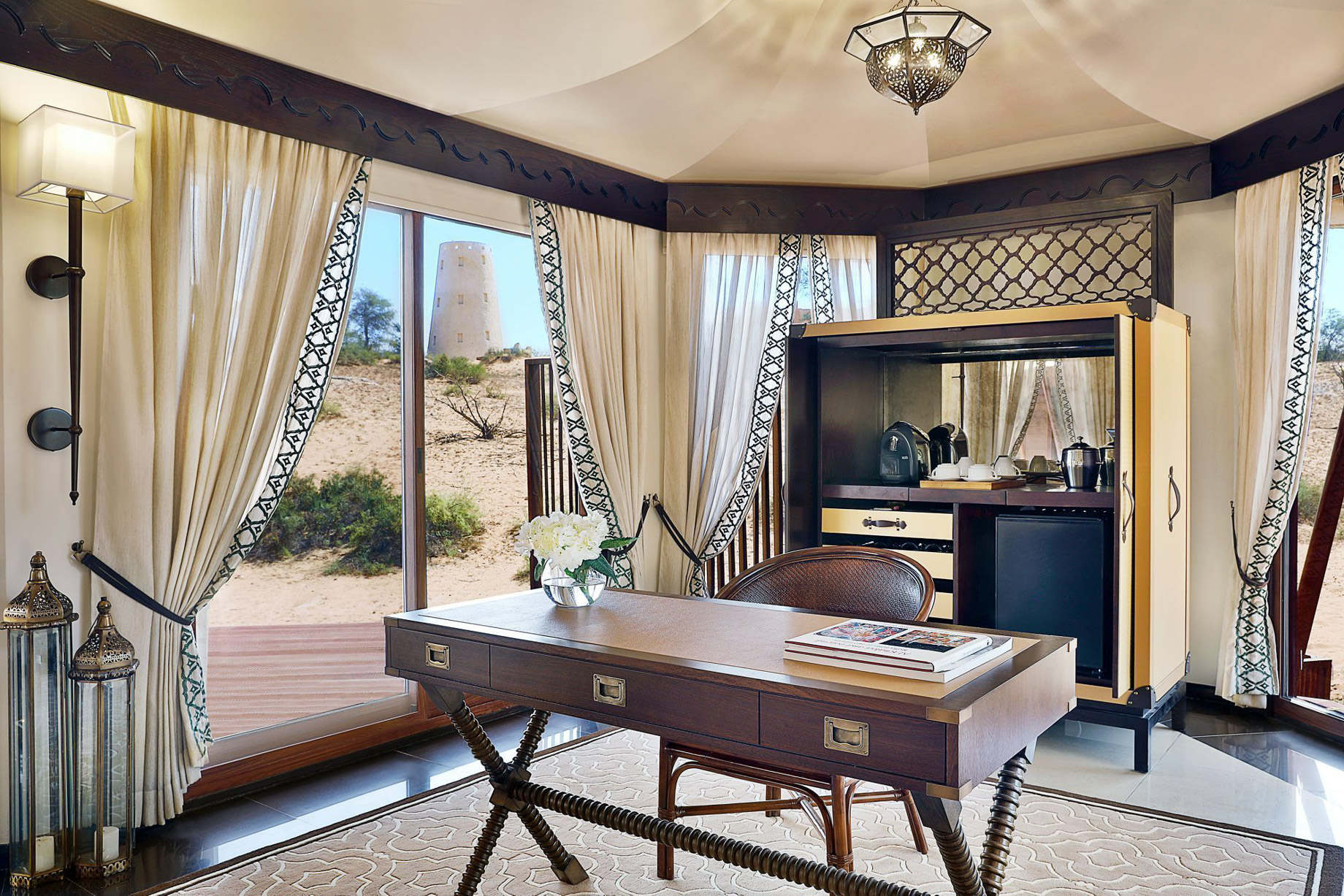 The Ritz-Carlton Ras Al Khaimah, Al Wadi Desert Resort – UAE – Al Khaimah Tented Pool Villa Desk