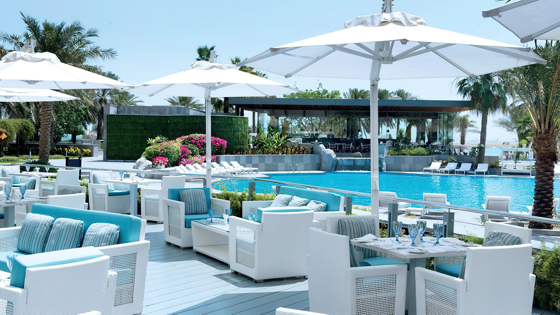 The Ritz-Carlton, Bahrain Resort Hotel – Manama, Bahrain – La Med Restaurant Poolside Dining