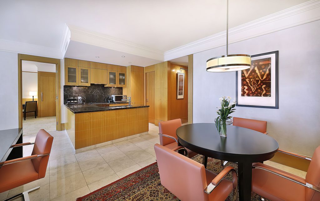 The Ritz-Carlton, Dubai International Financial Centre Hotel - UAE - Two Bedroom Apartment Kitchen
