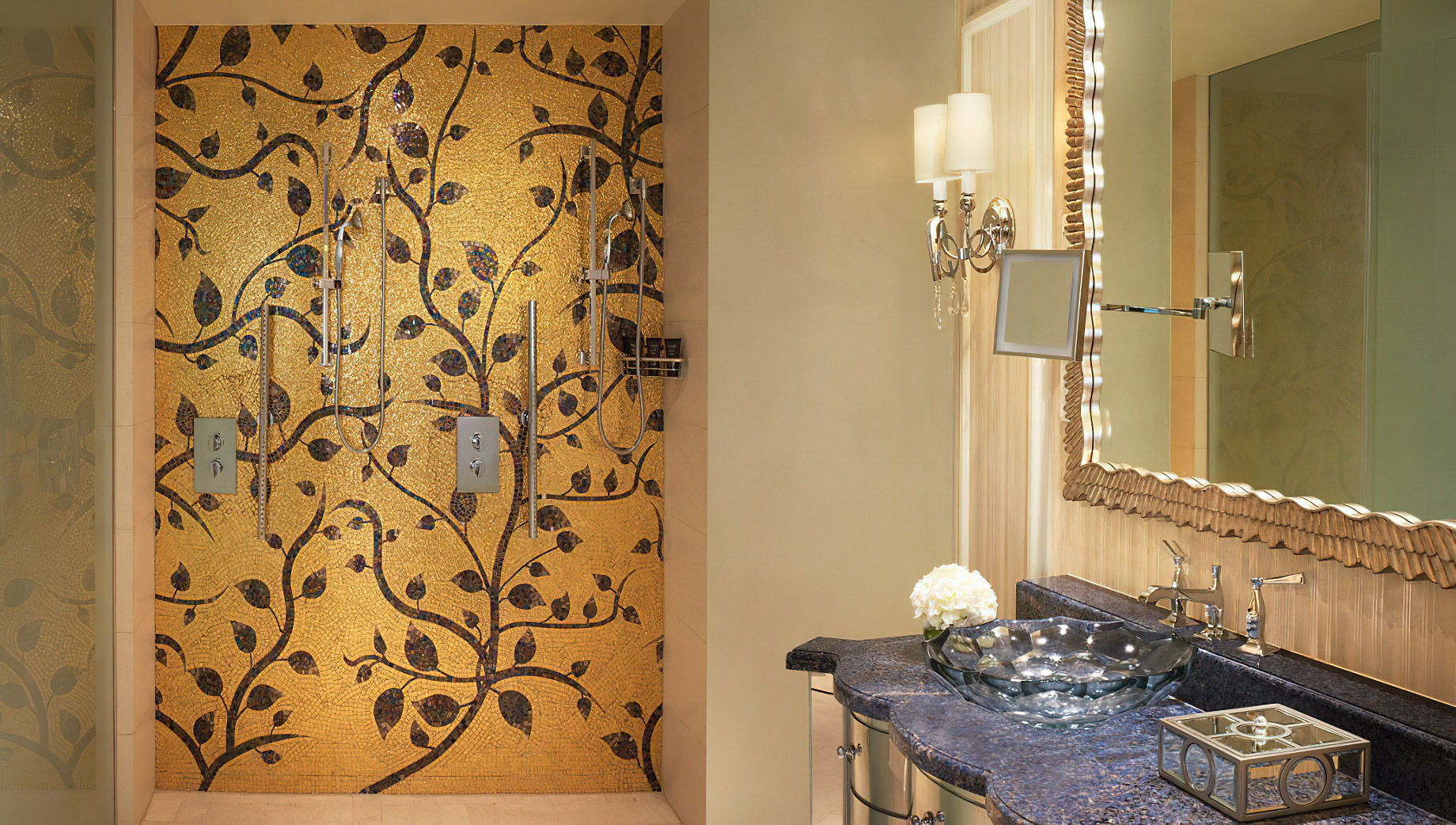 The Ritz-Carlton Abu Dhabi, Grand Canal Hotel – Abu Dhabi, UAE – Royal Suite Shower