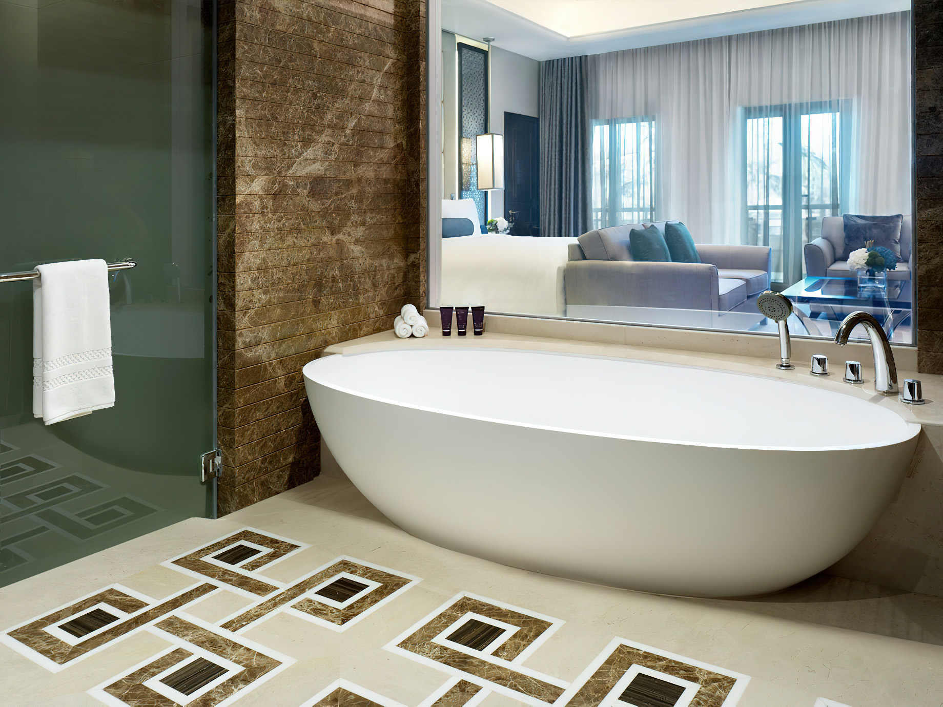 Al Bustan Palace, A Ritz-Carlton Hotel - Muscat, Oman - Junior Suite Bath Tub