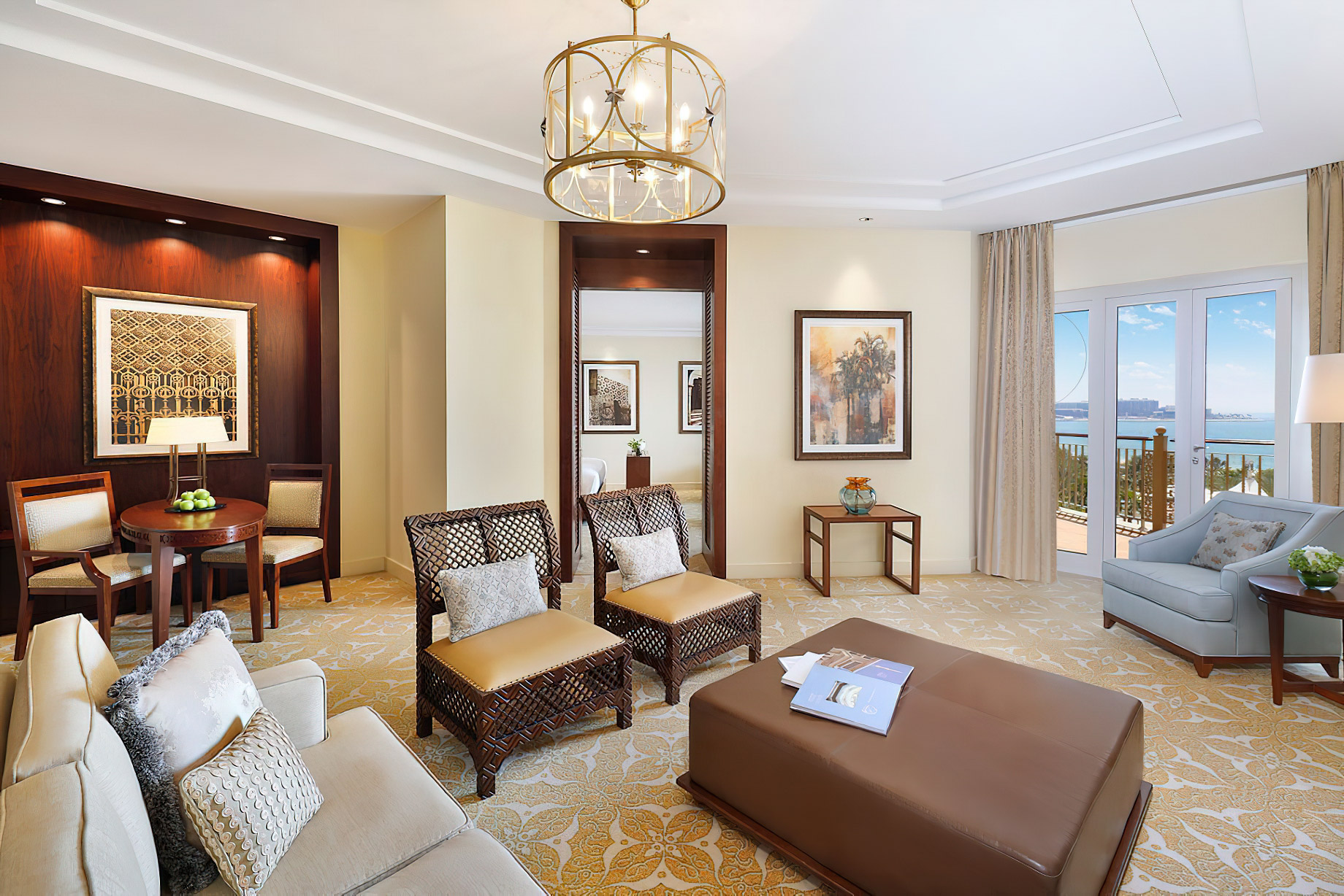 The Ritz-Carlton, Dubai Hotel – JBR Beach, Dubai, UAE – One Bedroom Ocean Club Suite Living Area