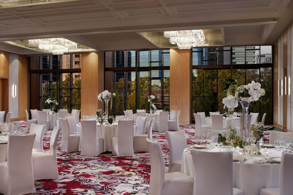 The Ritz-Carlton, Perth Hotel - Perth, Australia - Meeting Venue Wedding Setup