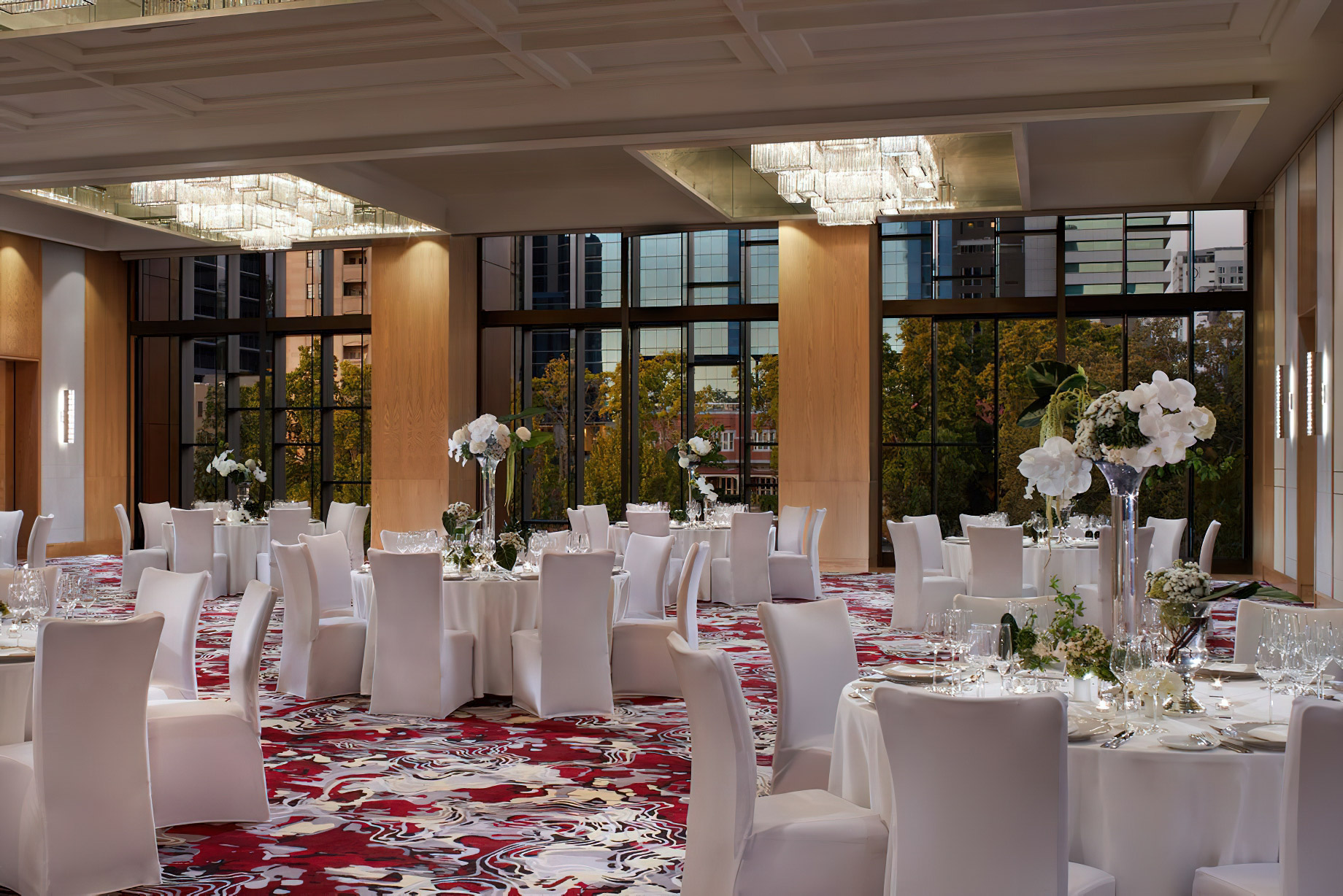 The Ritz-Carlton, Perth Hotel – Perth, Australia – Meeting Venue Wedding Setup