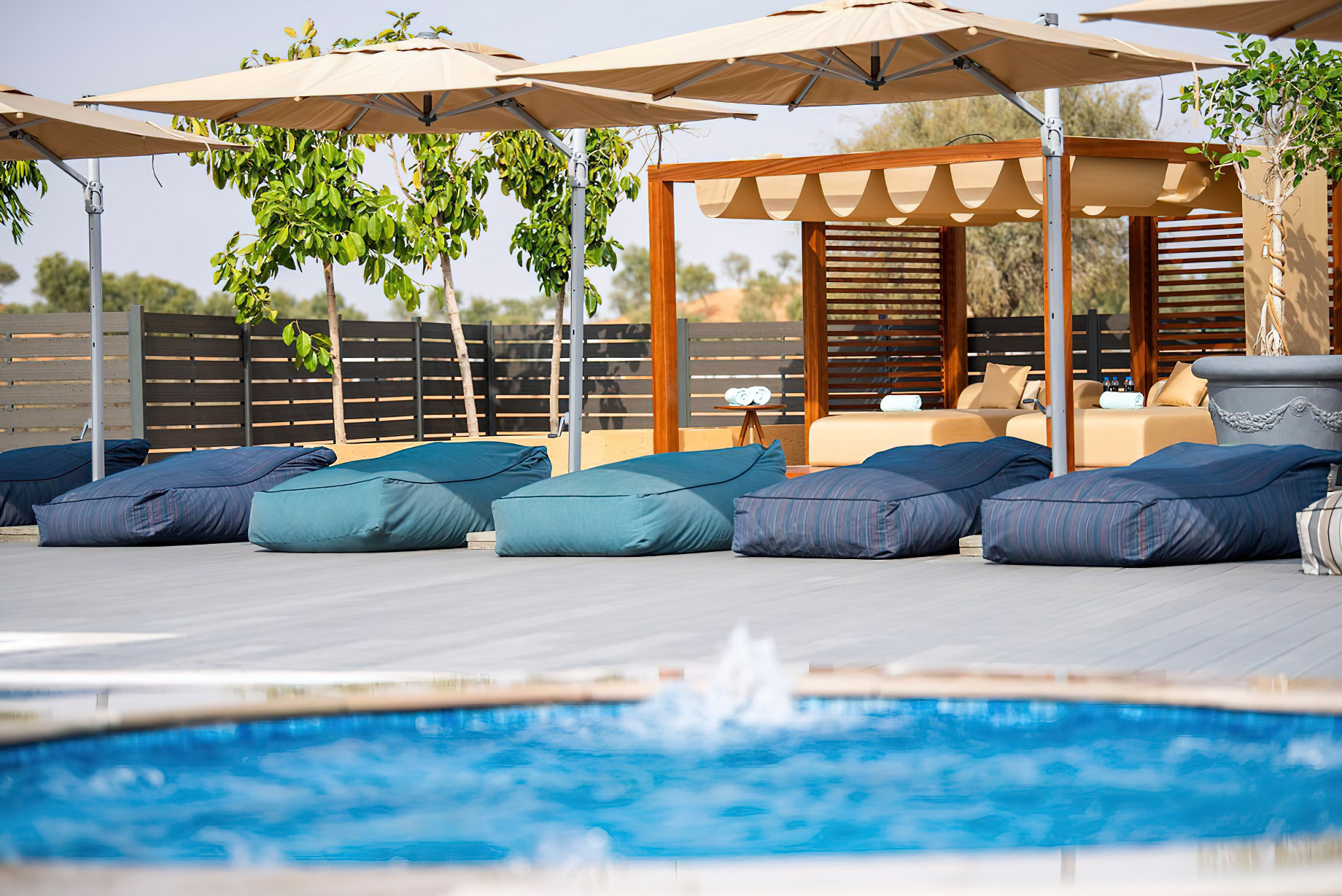 The Ritz-Carlton Ras Al Khaimah, Al Wadi Desert Resort – UAE – Oasis Pool & Bar Outdoor Pool Deck
