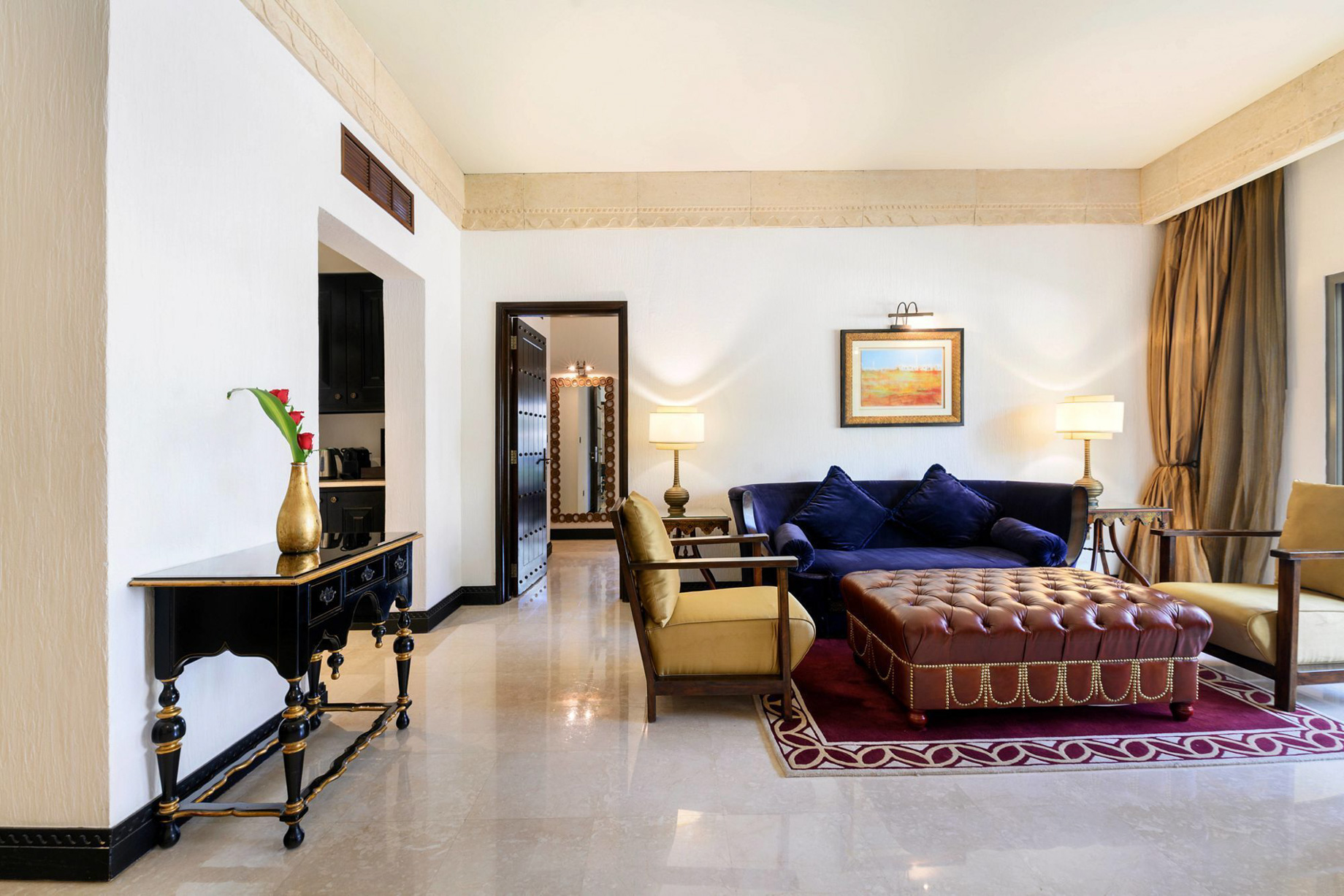 Sharq Village & Spa, A Ritz-Carlton Hotel – Doha, Qatar – Suite Living Area_