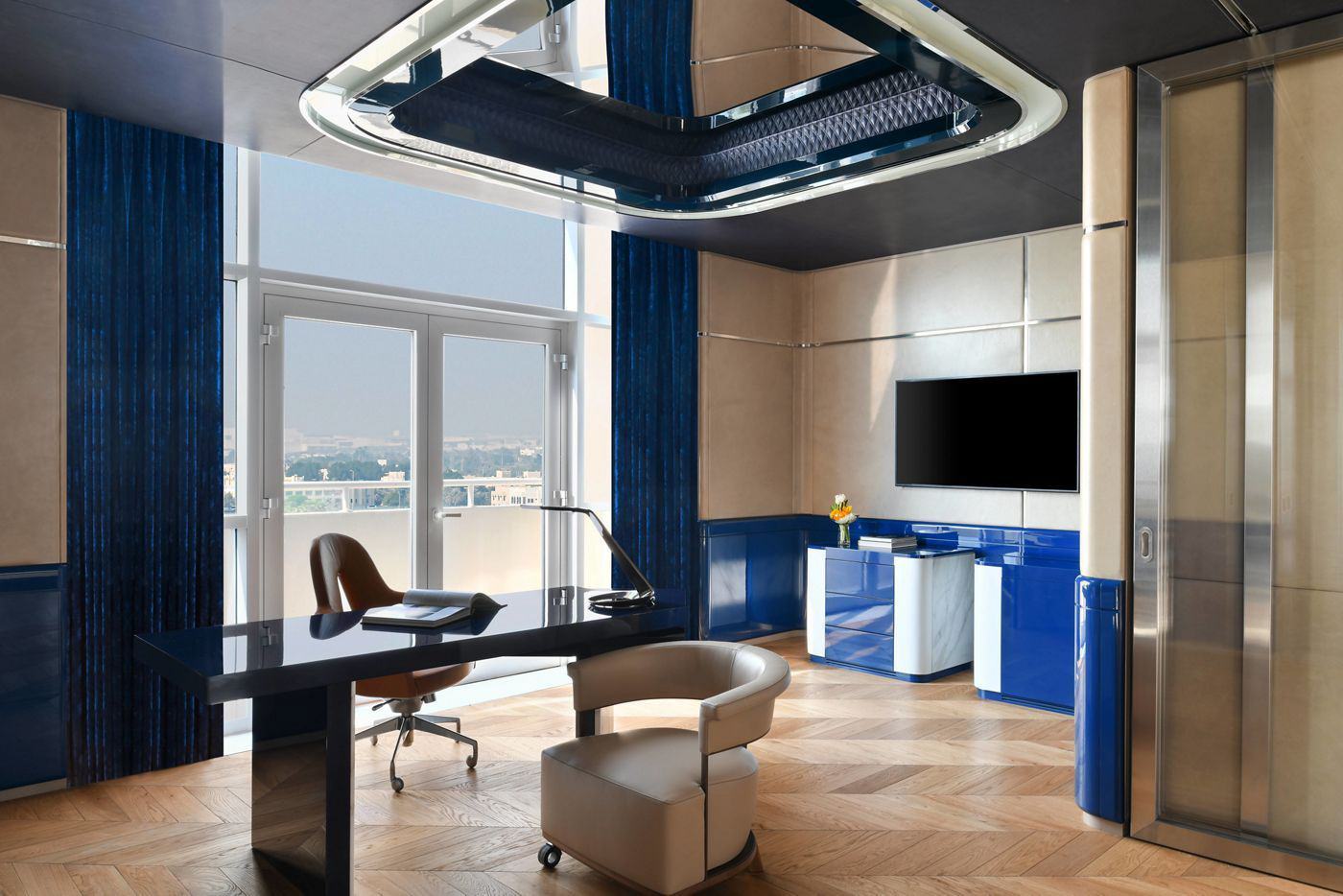 The Ritz-Carlton, Doha Hotel – Doha, Qatar – Cobalt Suite Office