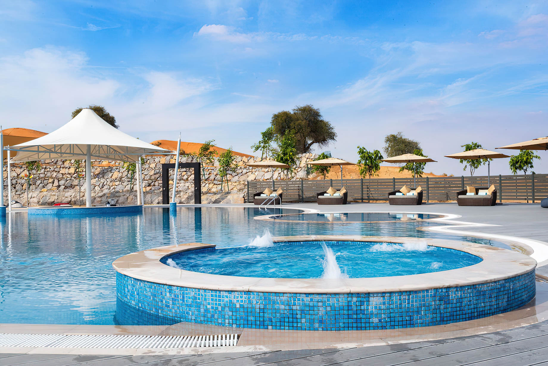 The Ritz-Carlton Ras Al Khaimah, Al Wadi Desert Resort – UAE – Oasis Pool & Bar Outdoor Pool